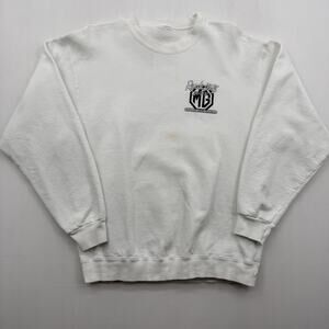 Vintage Racing Sweatshirt Mens Medium Car Graphic USA